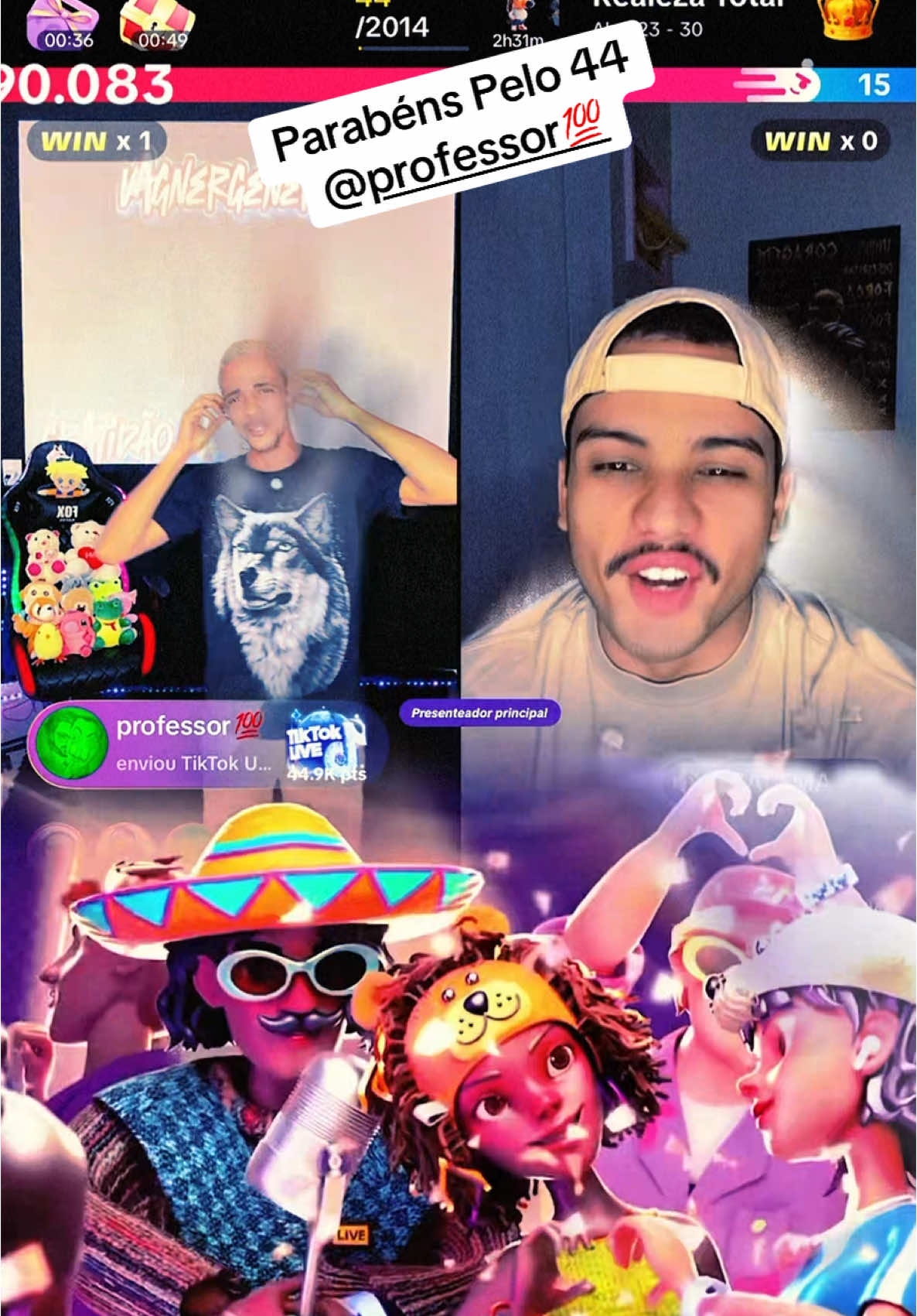 Parabéns Pelo 44 @professor💯  
