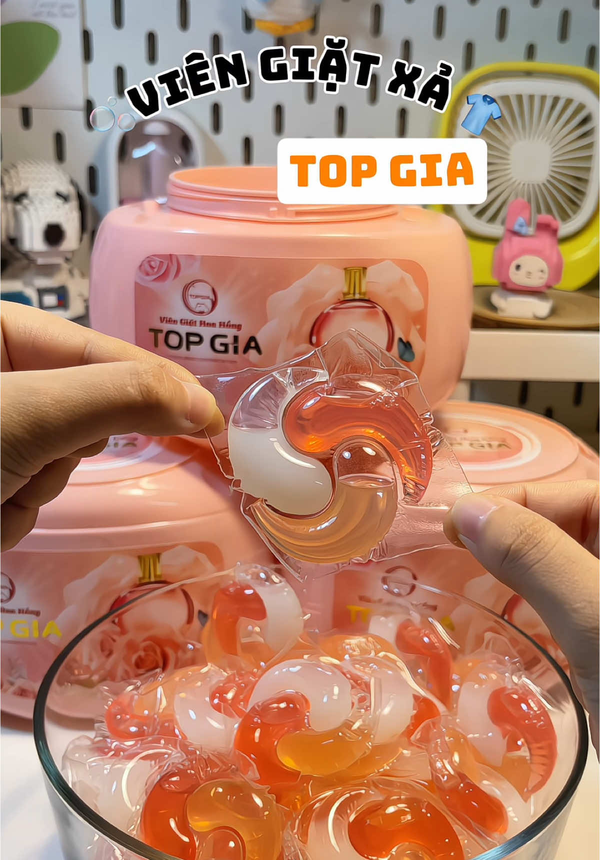 ✨Viên giặt xả Top Gia 👕🫧 Siu thơm tiện lợi 😍 #topgia #viengiatxa #viengiattopgia #review #viengiat5in1 #trending #viral #fypシ゚ #muataitiktok 