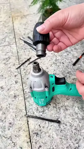 Electric Impact Wrench Convert Electric Drillh/2 Square Socket Adaptor 0.8-10mm Keyless Chuck#hardware #fyp #foryou #tiktokshop 