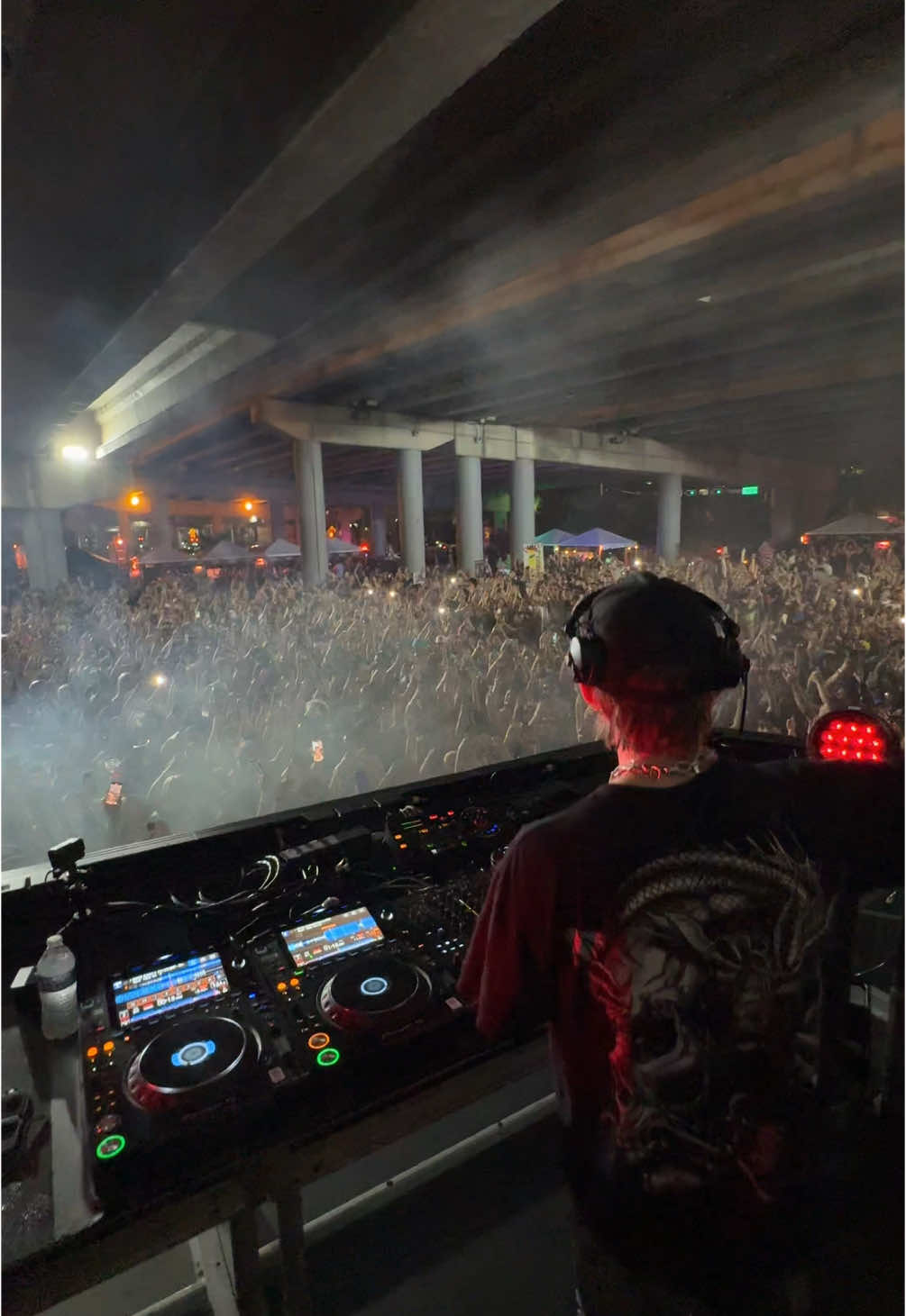 threw a little disco under a bridge in miami. this city remains undefeated. 