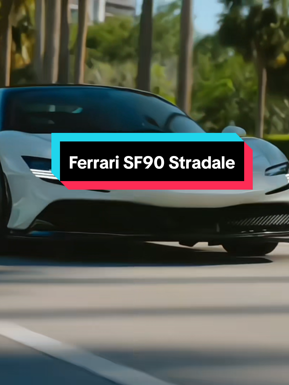 Ferrari + White = 🤤 #ferrari #carsoftiktok #sieuxe #light🇻🇳 #xuhuong #luxurycars #supercar #ferrarisf90 #viral 