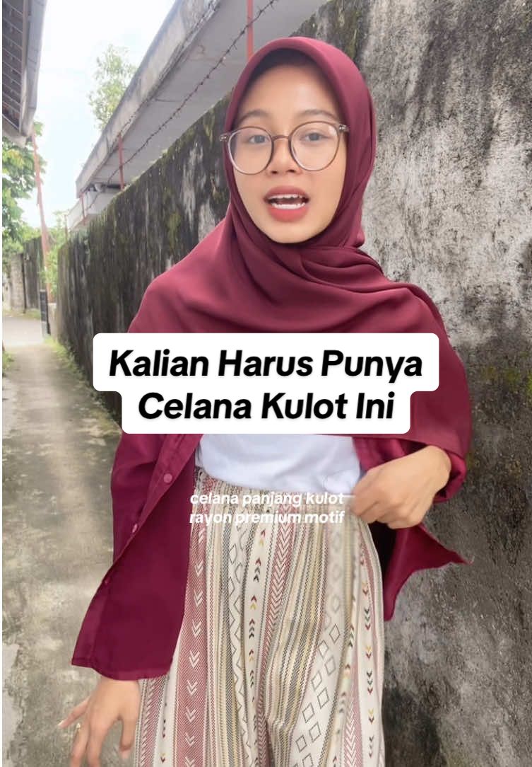 sebagus itu woee #celanapanjang #kulot #kulotmurah #celanakulot 