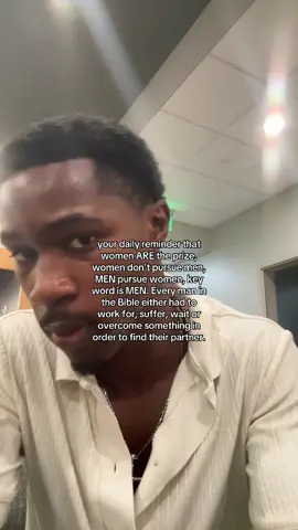 real MEN pursue women 