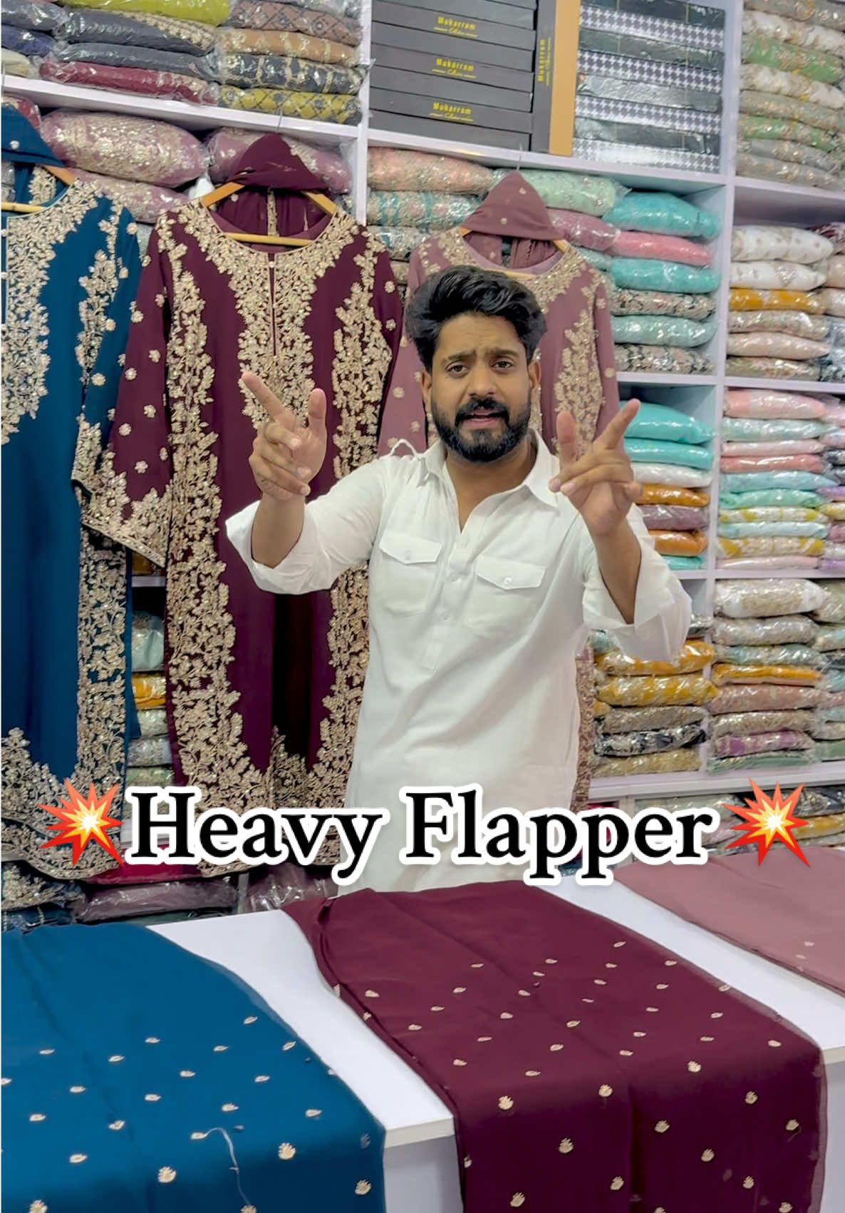 📌New Heavy Flapper ( 6300/- ).✅ #saimboutique #saimboutique2 #sb #fouryou #fourpage #trending #viral #jhelum