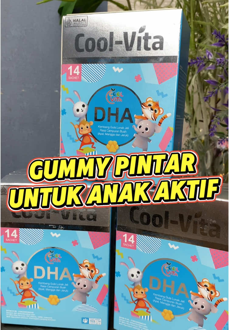 Si kecil aktif, ceria, dan makin cerdas! 💡 Bantu dukung tumbuh kembang otak dan penglihatan anak dengan Coolvita DHA Gummy 🍎🍊 Dengan kandungan 50mg DHA dari minyak algae berkualitas, tanpa gula, tanpa pengawet, dan rasa buah segar yang disukai anak-anak! Sudah terdaftar BPOM dan bersertifikat HALAL MUI, aman dikonsumsi setiap hari ✨ 📦 1 box isi 14 gummy yang praktis dan enak dikunyah! 🌟 Yuk, jadikan Coolvita teman sehat si kecil setiap hari! 🛒 Checkout sekarang juga di keranjang kuning! #Coolvita #CoolvitaDHA #GummyAnak #DHAAnak #VitaminAnak #SuplemenAnak #AnakCerdas #AnakSehat #TumbuhKembangAnak #VitaminOtak #DHAAlgaeOil #SuplemenSehat #NutrisiAnak #OtakCerdas #AnakAktif #AnakPintar #CemilanSehat #GummySehat #RasaBuahSegar #GummyDHA #BPOMTerdaftar #HalalMUI #TanpaGula #TanpaPengawet #GummyTanpaGula #VitaminKunyah #CemilanAnak #AnakHebat #SnackSehatAnak #MinyakAlgae #AlgaeOil #BrainBooster #VitaminOtakAnak #SuplemenDHA #KesehatanOtak #VitaminMingguan #CerdasSejakDini #AnakIndonesia #KesehatanAnak #GummyTanpaTakut #PilihanIbu #VitaminHalal #BestSellerAnak #fyp #fypシ #fypchallenge #foryoupage #tiktokshop #keranjangkuning #belisekarang 