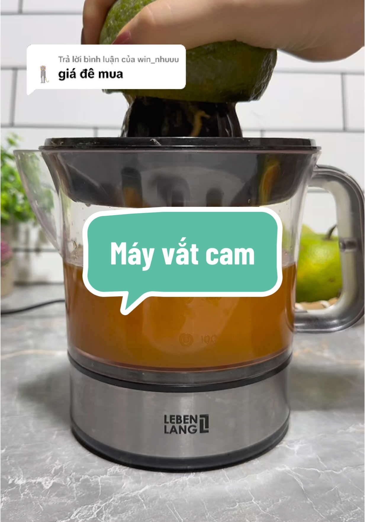 Trả lời @win_nhuuu máy vắt cam #cachlai #tieungoc #mayvatcam #lebenlang 