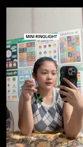 small but terrible ang atake ! 😍 mini ring light plug and play #phoneaccessories #miniringlight #fyppppppppppppppppppppppp 