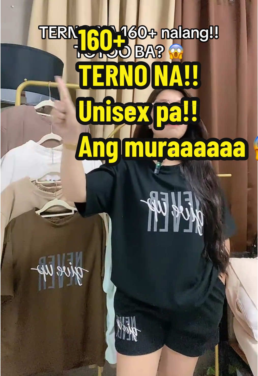 UNISEX TERNO Waffle Comfort Fabric ang comfy at ang ganda 🥰❤️ #TiktokShopStyleItgirl #tiktoklive #livehighlights 