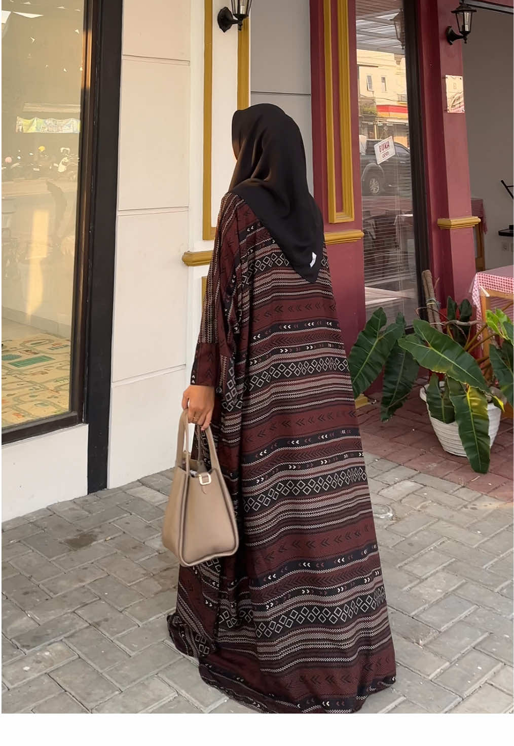 Salur Brown 🤎🫶🏻 Cuantikk poll 😍🔥#kaftan #kaftanrayon #kaftanviral 