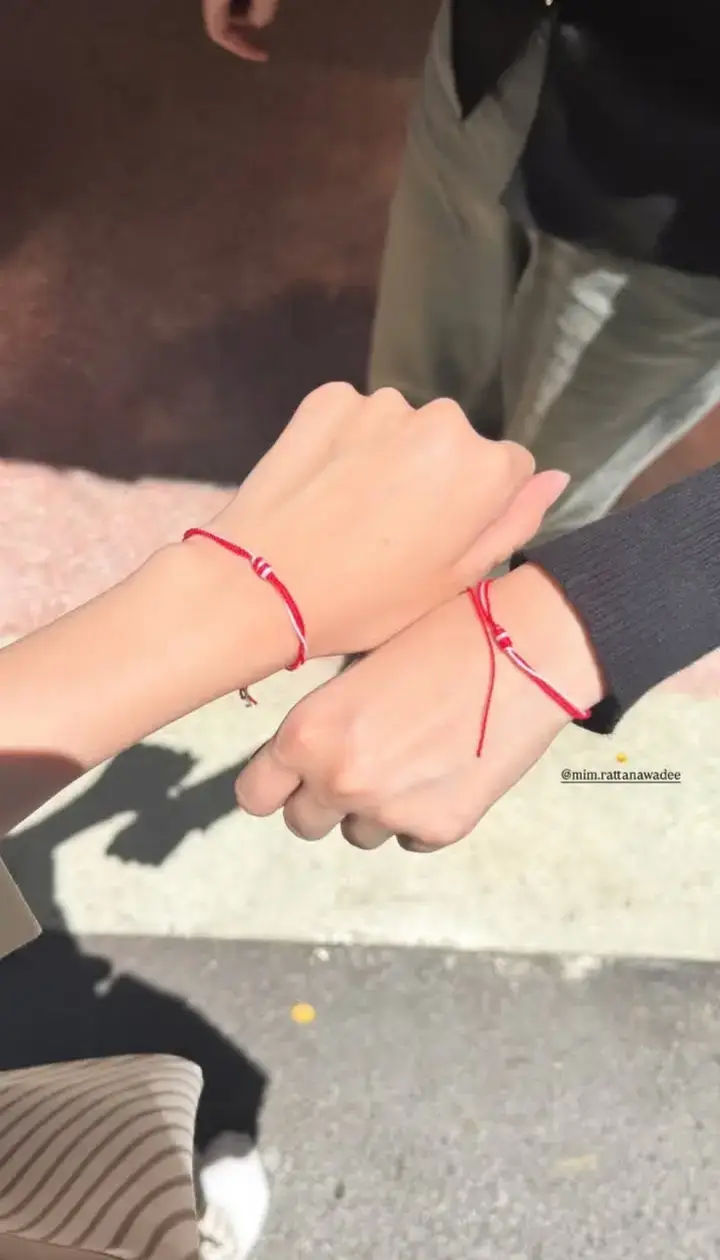 วิวมิ้มไปผูกด้ายแดงด้วยกัน😭 . . . ( #ViewMim #วิวมิ้ม #fyp )