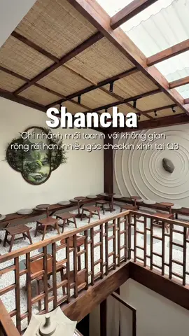 Chi nhánh mới của Shancha với không gian chỗ ngồi rộng hơn, nhiều góc chụp hình đẹp hơn ngay tại Q3.  #quiz_didaukhum #coffeesaigon #reviewcafe #shancha