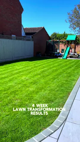 4 WEEK LAWN TRANSFORMATION 💚☀️ I can’t actually believe how good the results are after 4 weeks and it honestly was so easy to do!  We used @thelawnpack products to get these incredible results! 🙌🏻  Here’s how we did it:  🌱 First we aerated the soil by spiking holes in it with a rake.  🌱 Then we removed as much moss as possible by raking it out.  🌱 We then applied lots of topsoil (around 9 bags) on top of the lawn as our lawn was so dry and damaged. The topsoil gives the seed some great foundation for growing.  🌱 We mixed the seed enhancer into the seed mixture which is all pre-weighed for our lawn.  🌱 We used our seed spreader and covered the whole grass.  🌱 We then quickly raked the seeds to make sure they were spread evenly!  🌱 Finally we got the root strength and mixed it with water, watering the whole lawn.  We then continued to water our grass daily and the results after just 4 weeks speak for themselves!! 🙌🏻☀️🌱 Have you started your lawn care yet?!  AD #lawncare #lawncareuk #ukgarden #ukgardening #ukgardentips #pergola #cornerpergola #lawnmaintenance #lawnguide #cornerbifolds #bifolddoors #gardendesign @The Lawn Pack 