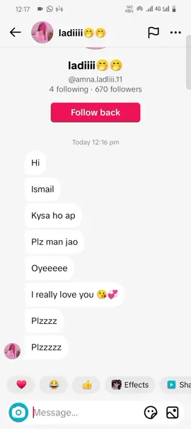 WhatsApp chatting lover#foryoupage #viralvideo #treanding #🥺🥺🥺🥺 