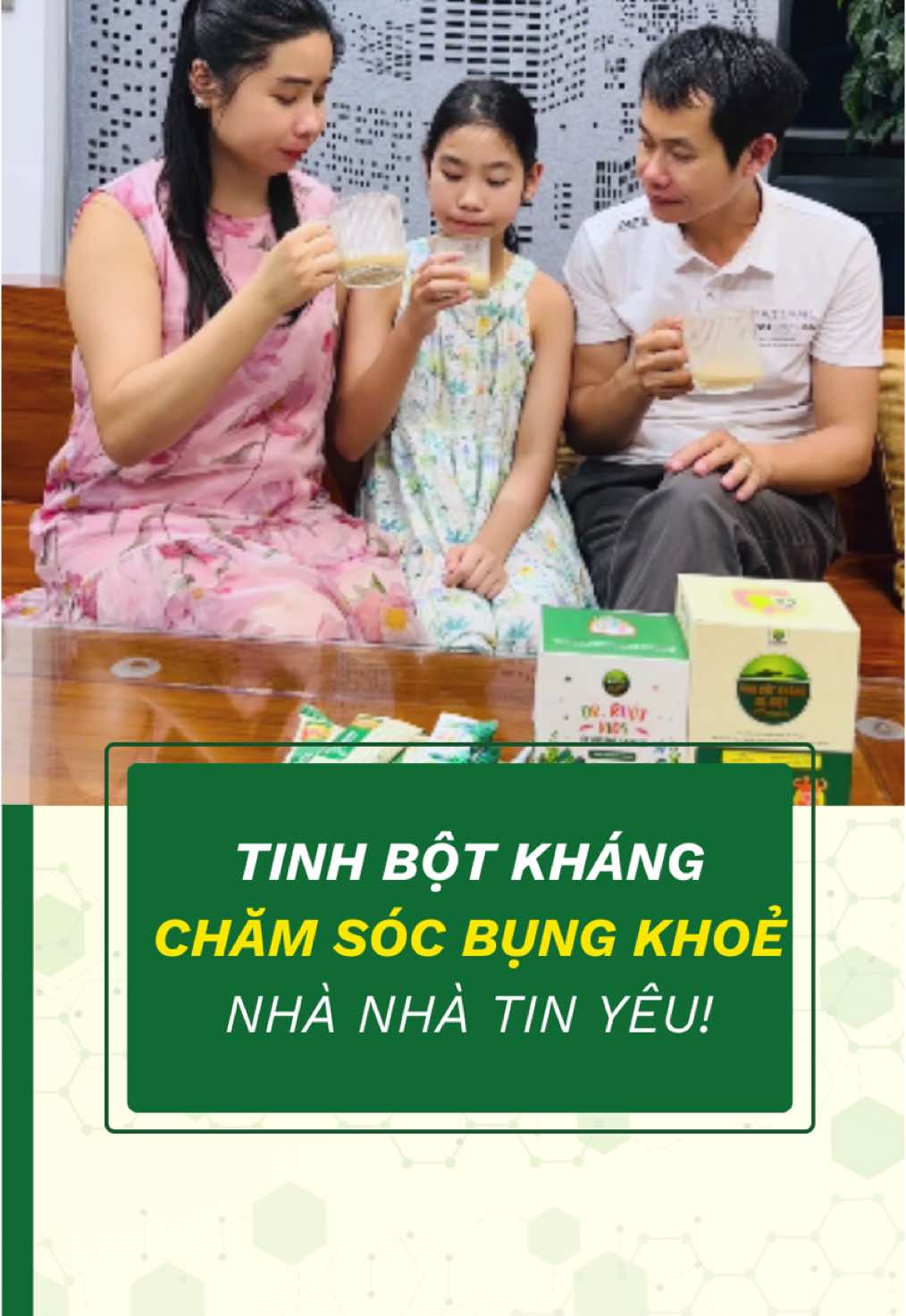 Vợ chồng thức đêm nhiều, bụng căng tức ọc ạch. Con thì biếng ăn, lại hay gặp rối loạn tiêu hoá❗️ Đã có giải pháp khoa học mới - Tinh bột kháng, giúp nuôi dưỡng lợi khuẩn, cải thiện các vấn đề đường ruột ngon ơ 🔥#viral #trending #suckhoe #drruot #tinhbotkhang #xetnghiemphan #prebiotics #tinhbotkhangdrruot 