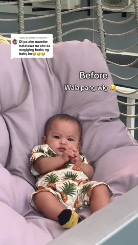 Replying to @winter ay mi pa budol kana din habang may stocks pa sila lagi yan sila nauubusan #wigforbaby #babyhair #wig #wigbangs #wigforkids 