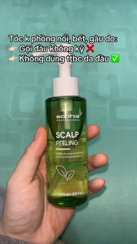 Tin t , dùng ttbc da đầu dạng lỏng này đi , bao êm, với nhẹ đầu xỉu #xuhuong #review #taytebaochetdadau #taytebaochetdadausophia #sophia 