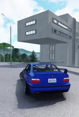 E36 🥶 #bmw #e36 #blue #shorts #fyp #city #drift #video #capcut