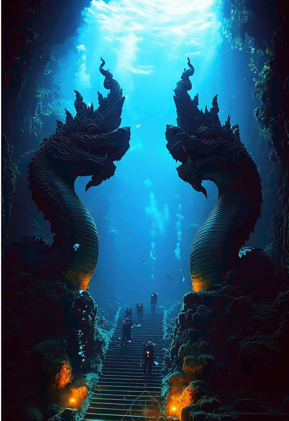 Discovered an ancient temple deep under the sea 🛕🐉🛕🙏✨#พญานาค #นาคี #naga #ความเชื่อส่วนบุคคล #viraltiktok #สายมูห้ามพลาด #วังบาดาล#การสําallpaperเปอร์สายมู #livewallpaper4k #fypシ゚ #สาธุ #สายญาณพญานาค #โบราณสถาน #เรื่องเล่า #เมืองบาดาล #วังพญานาค #เมืองลับแล #สาธุๆๆ #ฟีดดดシ #viral #ai #picture #foryou #underwater #underthesea #amezing #สายมูเตลู #สายมูห้ามพลาด #ภาพยนตร์ #ภาพสวยๆ #epic #story #epicstory #waterworld #discover #ฝากติดตาม #เทรนด์วันนี้ #tranding #feed #4k #4kwallpaper #วัดไทย #วัดโบราณ #aigenerated #fyp #viral #viralvideo #tiktok_viral #travel #thailand #ดําน้ํา #ดูให้จบ #สาธุๆๆ #ท่องเที่ยว #ขอพร #beautiful #ไทยแลนด์ #tiktoktravel 
