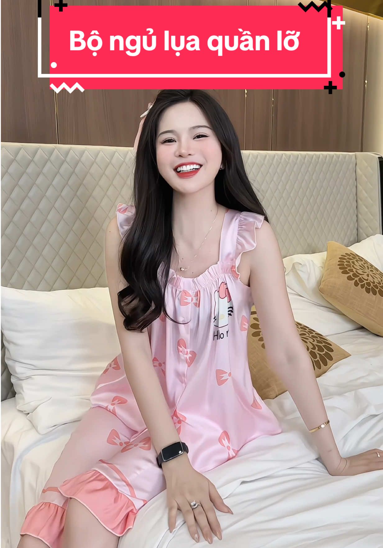Bộ ngủ lụa latin quần lỡ #champhanriview #review #champhan #dobo #thoitrangnu #pijama #bongu #bongulua #dobodethuong 