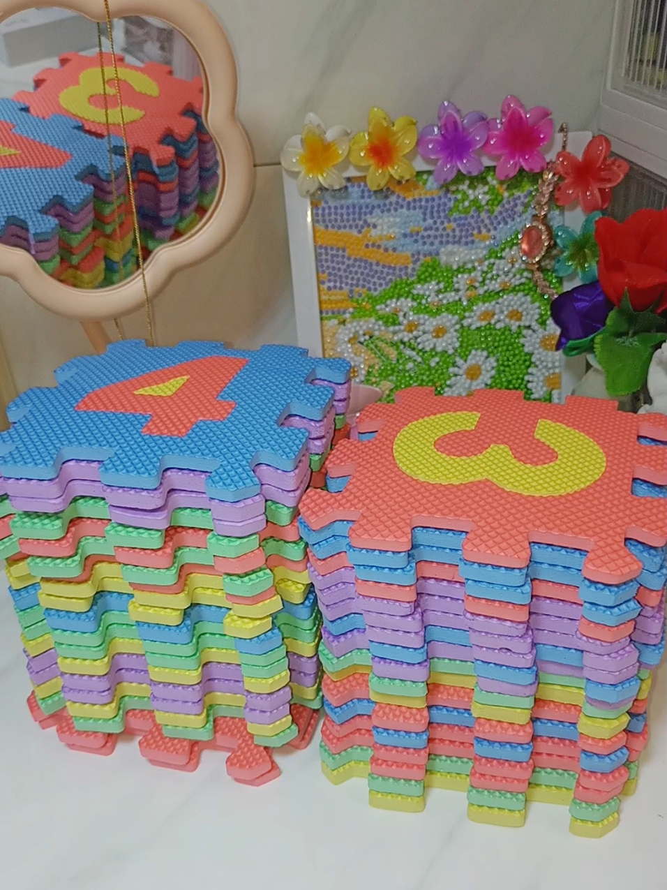 #foammatpuzzle #puzzlemat #puzzlewithnumbers #letterpuzzles #crawlingpad 