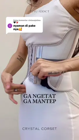 Membalas @cintasejatimu🖤❤️‍🩹 untuk hasil yang maksimal, jangan lupa konsisten ya. 💅🏻 #yuyuaddict #fyp #korset #korsetviral #hourglassbody #elegant 