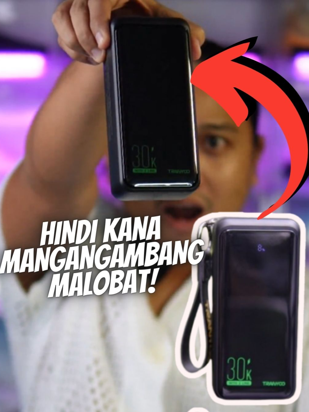 Hindi ka na Mangangambang Malobat at Mag share kung Ganito Powerbank mo from Tranyoo!
