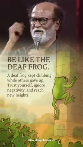 Be Like The Deaf Frog. 🐸 #thankyounature🌱 #thankyouuniverse💕 #stayhappy #liveelaughhlovees #staypositive #goodvibes #tamilmotivationalvideos #tamilmotivation #motivationalvideos 