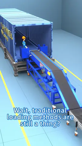Wait, traditional loading methods are still a thing? Forget that! This telescopic conveyor works perfectly even with someone standing right in front.  The future of logistics is here, and it's changing everything we know! #TelescopicConveyor #LoadingDockTech #LogisticsInnovation #EfficientHandling #SmoothOperations #WarehouseLife #TechInAction
