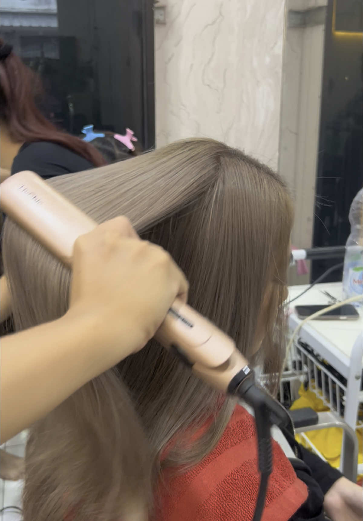 pesona warna ash brown  IG : ALYASALONSAMPIT  #salonsampit #fyppppppppppppppppppppppp 