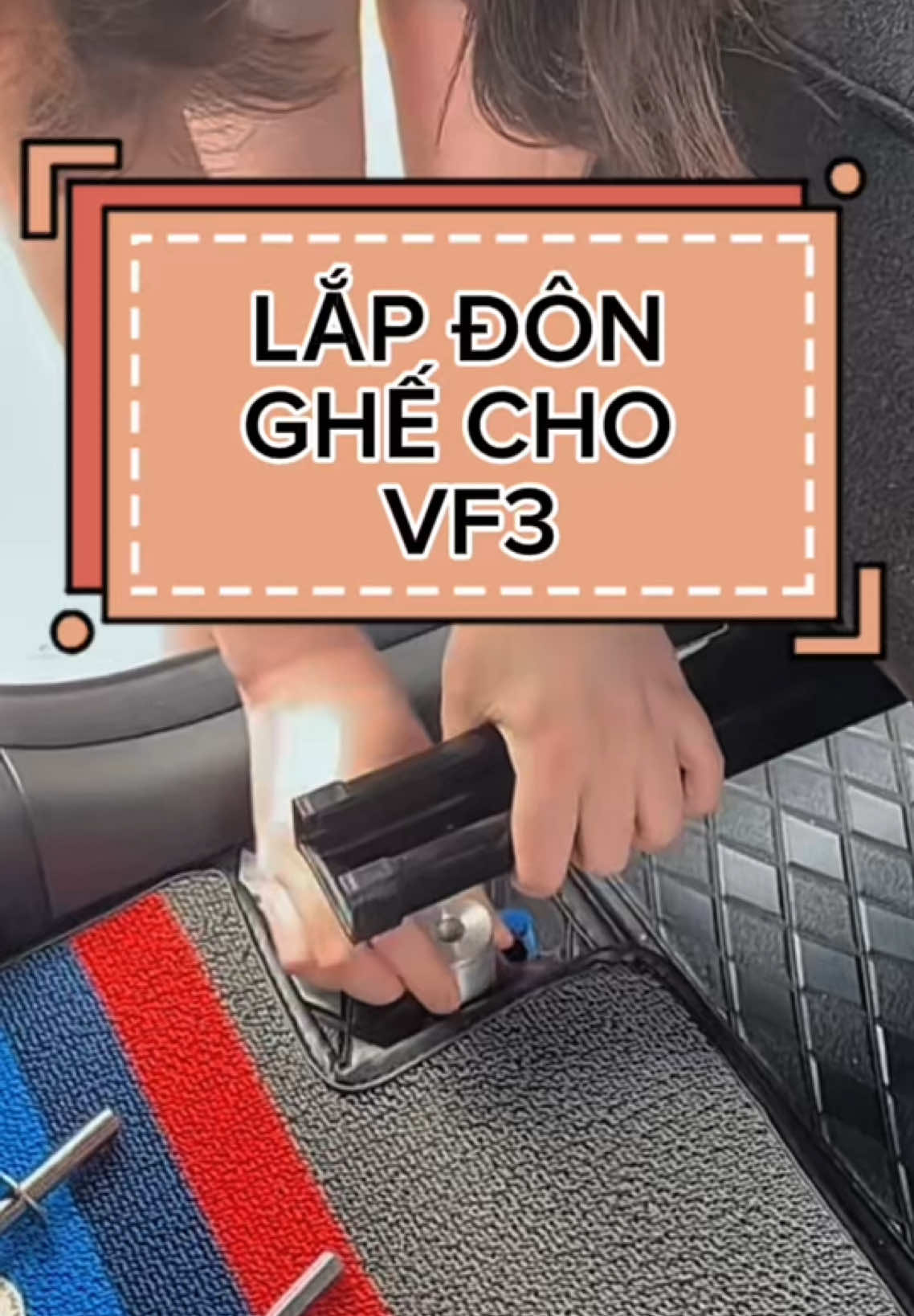 Hướng dẫn lắp ĐÔN GHẾ cho VF3 #donghe #huongdanlapdonghe #vf3 #xediendovietnam #havivu #xuhuong 