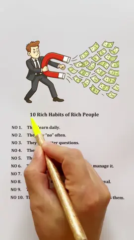 10 Rich Habits of Rich People #success #mindset #financialsuccess  