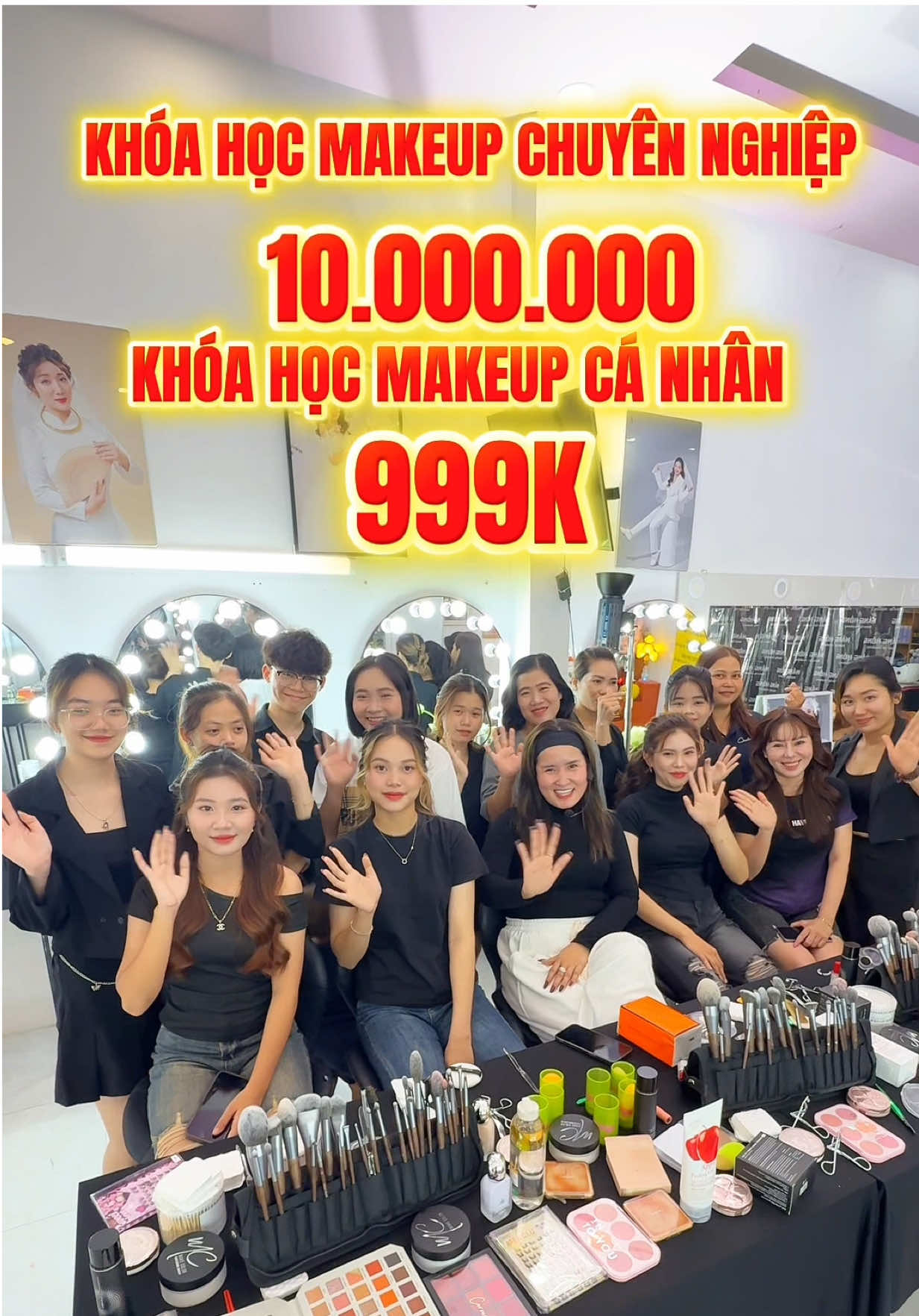KHÓA HỌC MAKEUP CÁ NHÂN 999 Ở CÀ MAU #phangiau #heogiauriviu #hocmakeup #makeup #academy #NANGHONGSTUDIO #riewewcamau #camau #xh 
