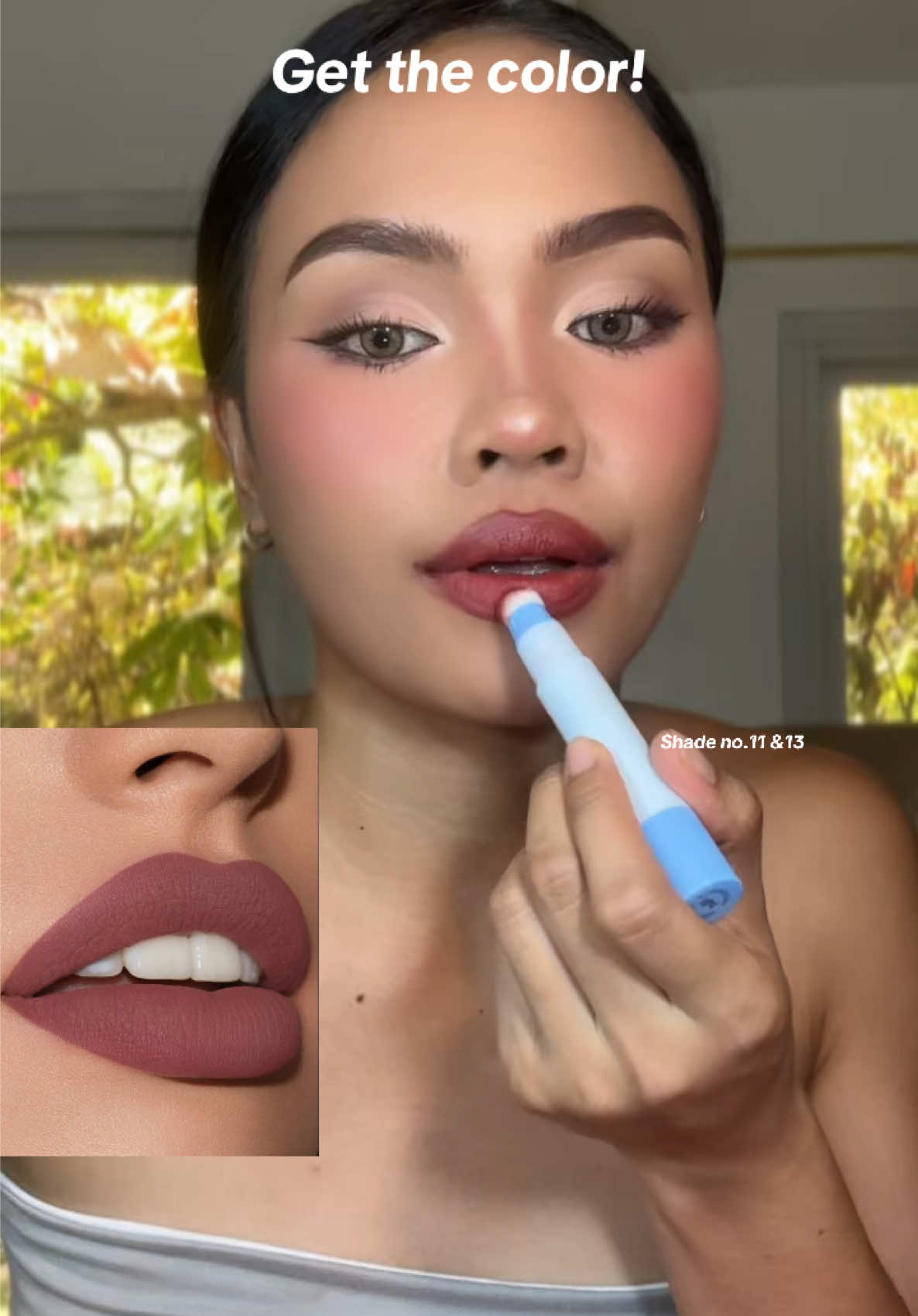 Im using Sace Lady Fluffy Bubble Lip and Cheek Cream in shade no.13 #fyp #sacelady #liptint #saceladylipandcheekcream #transferprooflipmud #fluffybubble #findsacey 