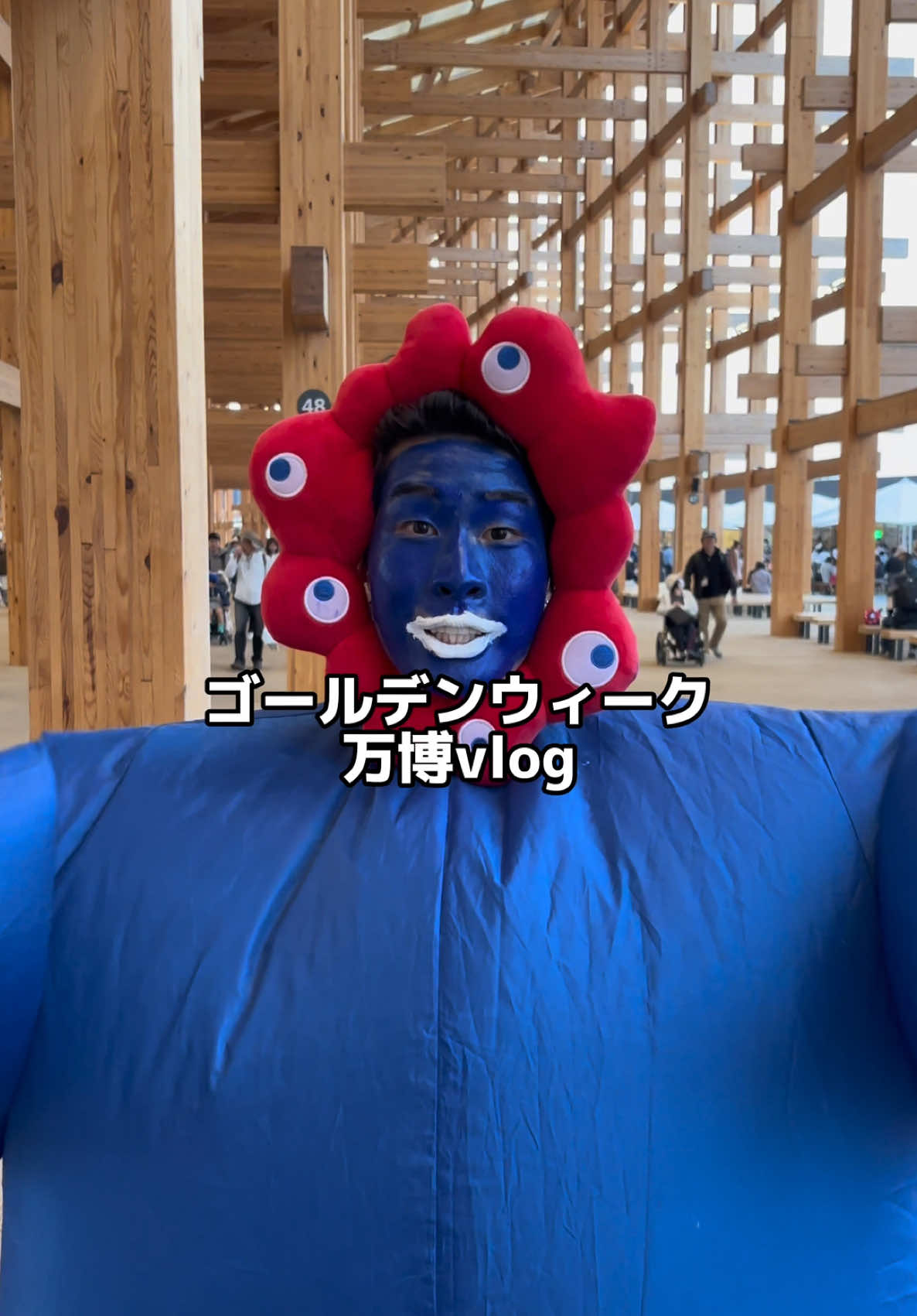 最後のミャクミャク可愛すぎるw #万博#Vlog #日常vlog 