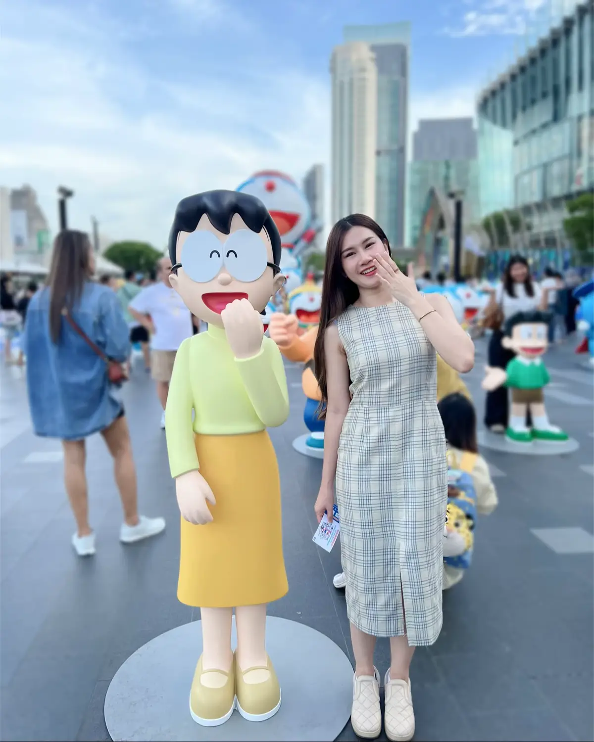 กองทัพพี่ม่อนเยอะมากกกกก🧏🏻‍♀️🇯🇵📷 #ICONSIAM #DORAEMON100TH #DORAEMON100 #DORAEMON #JapanAnimeMovieThailand
