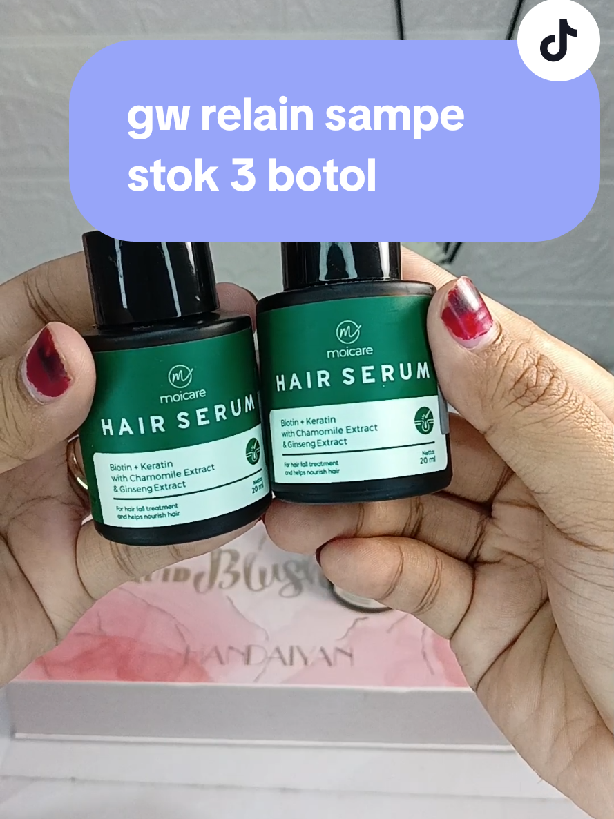 hair serum moicare ampuh poll untuk perawatan rambut rontok ,aku udah cobain sendiri 🫶🏻#moicare #serumrambut 