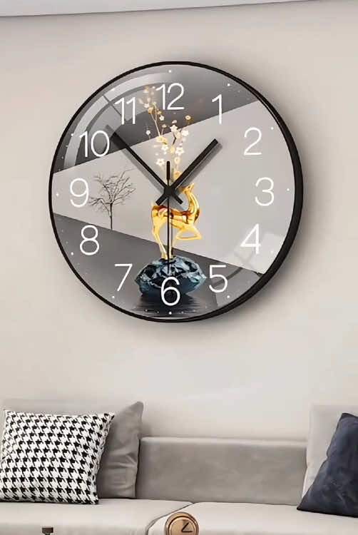 Star Shop wall clock modern minimalist living room home wall clock creative decoration wall clock(8inches) Multicolor  #wallclock #wallclocks #clock #clocks #fyp #virals