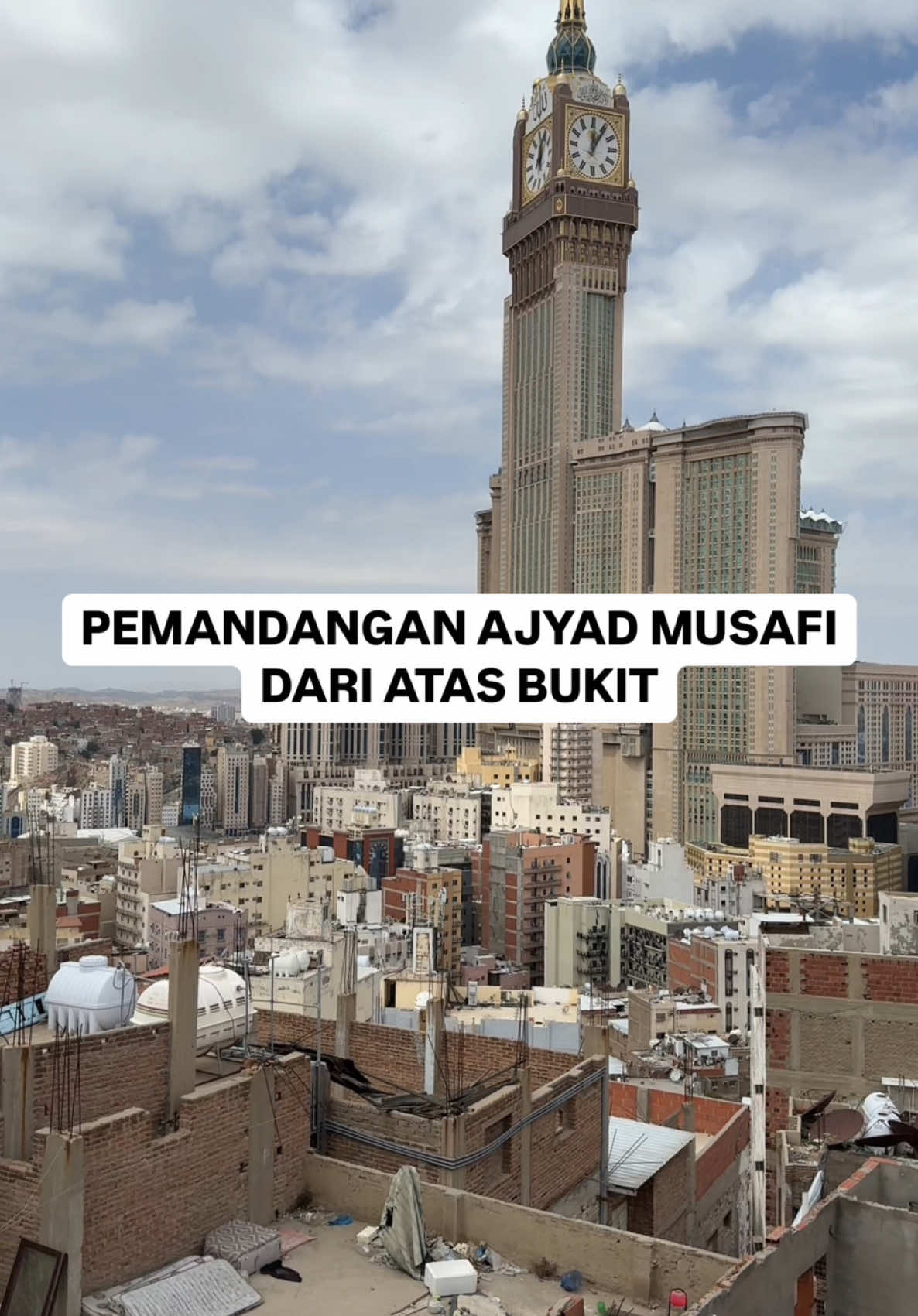 Bagian - 22 || Pemandangan Ajyad Musafi dari atas #mecca #saudiarabia #ajyad #vision2030 #foryou #cmiiw 