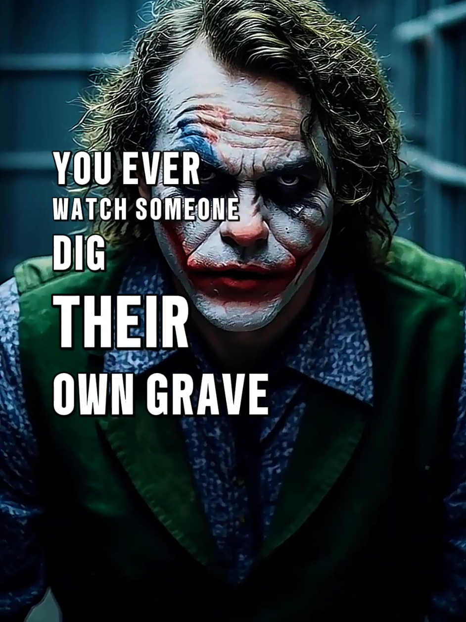 YOU EVER WATCH SOMEONE DIG THEIR OWN GRAVE . . . #american #usa #amrica #unitedstate #joker 