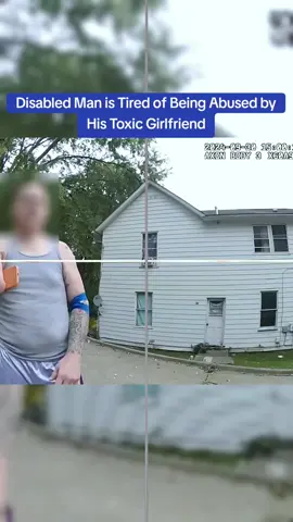 Disabled Man is Tired of Being Abused by His Toxic Girlfriend #cops #copsoftiktok 