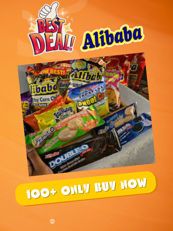 Worth of 100+ pesos lang ng Bundle of Alibaba Snack grabe sulit na sulit .  Perfect for Snack , Side Dish , Apettizer .  Perfect din Kasalo sa bonding ng Family  @alibabafoodsph   #alibabafoodsph #Alibabasnacks #alibaba #snacks #chips 