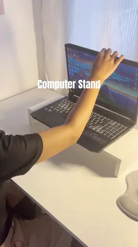 Clean your desk now✨ Classic Style 2 Color Wooden Monitor Holder Bracket Computer Stand Desktop Organizer Display Bracket #laptopstand #monitorstand #desksetup #desksetups #dreamdesksetup #woodstand #tablerefresh 