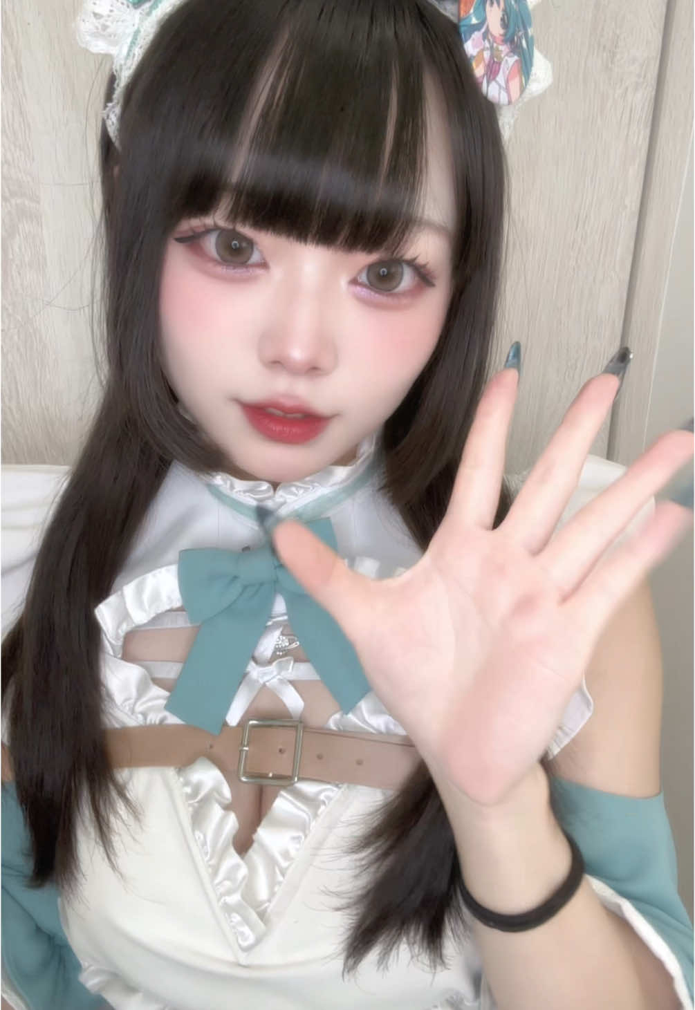ヘアアレのリクエストください♡#メイドカフェ #秋葉原メイドカフェ #コンカフェ #blueegg #fyp 