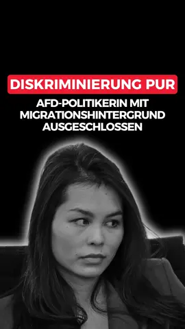 DISKRIMINIERUNG PUR – AFD-POLITIKERIN MIT MIGRATIONSHINTERGRUND AUSGESCHLOSSEN #politik #news #deutschland #nachrichten #wirtschaft #afd #international