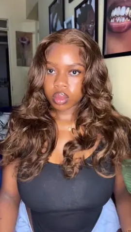 Real hair?sis…it’s a wig😜 Thanks for your sharing ❤️ @ladi with our chocolate brown lace wig sooo beautiful 😍😍 Tag someone who like this look  #chocolatebrown #bodywavehair #summerhairstyles #hairtok #fypシ #wiginstall #wiginstalltutorial #colorfulhair #hairlinecheck #blackgirlmagic 