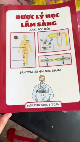 Sổ tay tóm tắt Dược lý học lâm sàng. #dược_sĩ_thanh_mai #duocsi #hocbanthuoc #sinhvienduoc #duoclyhoclamsang #quaythuoc 