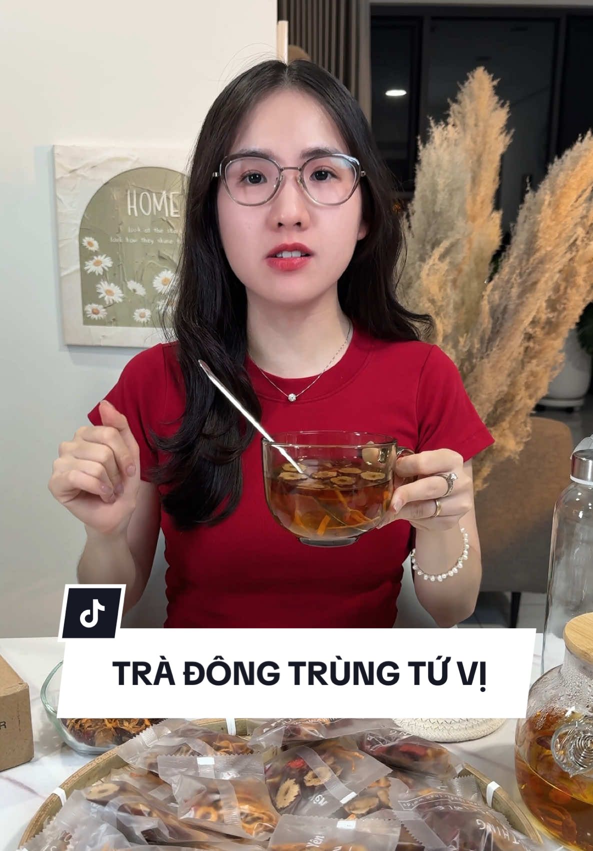 Trà thảo mộc đông trùng hạ thảo tứ vị an nhiên hỗ trợ ngủ ngon và ăn ngon  #trà #trathaomoc #trathaoduoc #trathanhnhiet #tradongtrunghathao #tradongtrungtuvi #muataitiktokshop 