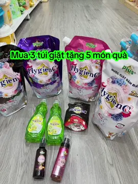 Mua 3 túi giặt tặng 5 món quà. Nước giặt hygienc #nuocgiatdamdac #nuocgiatquanao #nuocgiatthom 