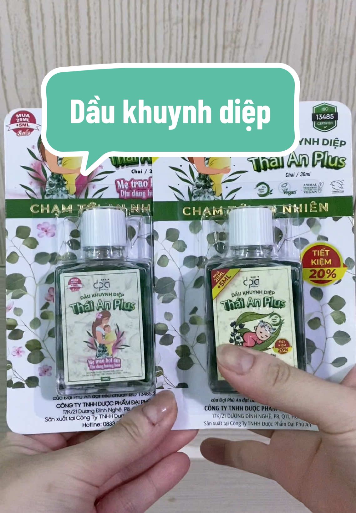 Đang khuyến mãi, tăng thể tích giá ko đổi, mua combo 2 có quà tặng #daukhuynhdiep #daukhuynhdiepthaian #daukhuynhdiepthaianplus #daukhuynhdiepchobe 