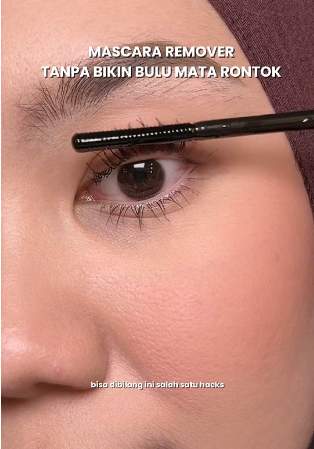 udah ga ada lagi ya hapus mascara perih di mata & ribet, sekarang semuanya praktissssss #mascararemover #makeup #fyp 